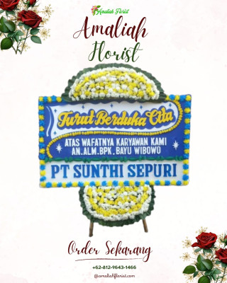 Papan Bunga Duka di Rokan Hilir