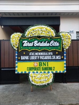 Papan Bunga Duka di Rokan Hilir