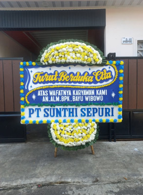 Papan Bunga Duka di Rokan Hilir