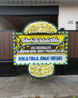 Papan Bunga Duka di Rokan Hilir