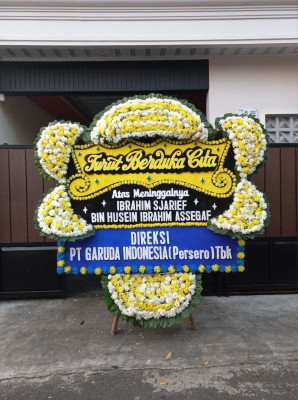 Papan Bunga Duka di Rokan Hilir